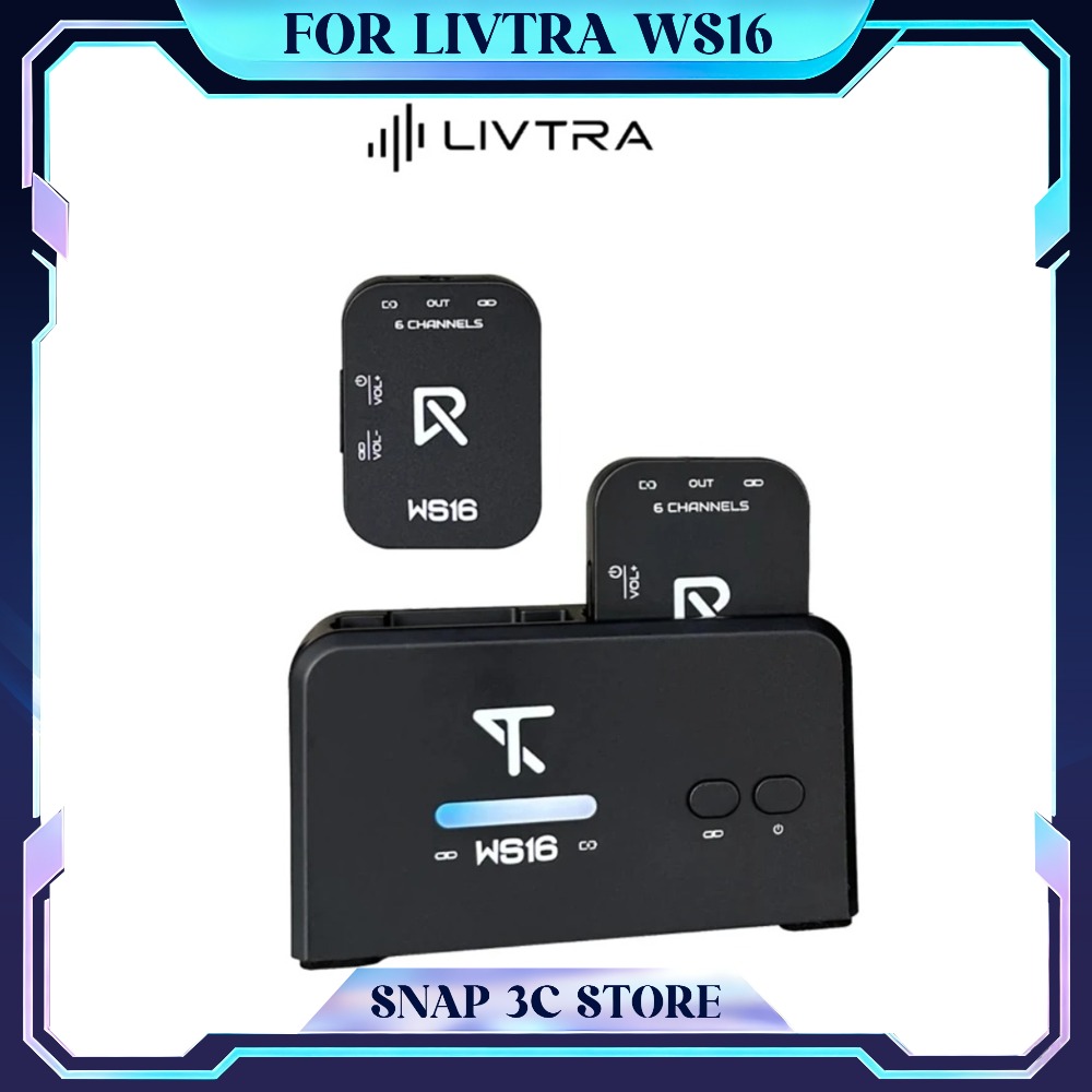 In Ear Monitor Iem - Sistema IEM Wireless LIVTRA WS16 5.8GHz,